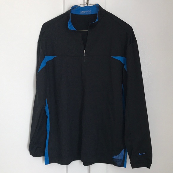 Nike Other - ⛳️ Nike Golf Men’s Black & Blue Pullover - L ⛳️